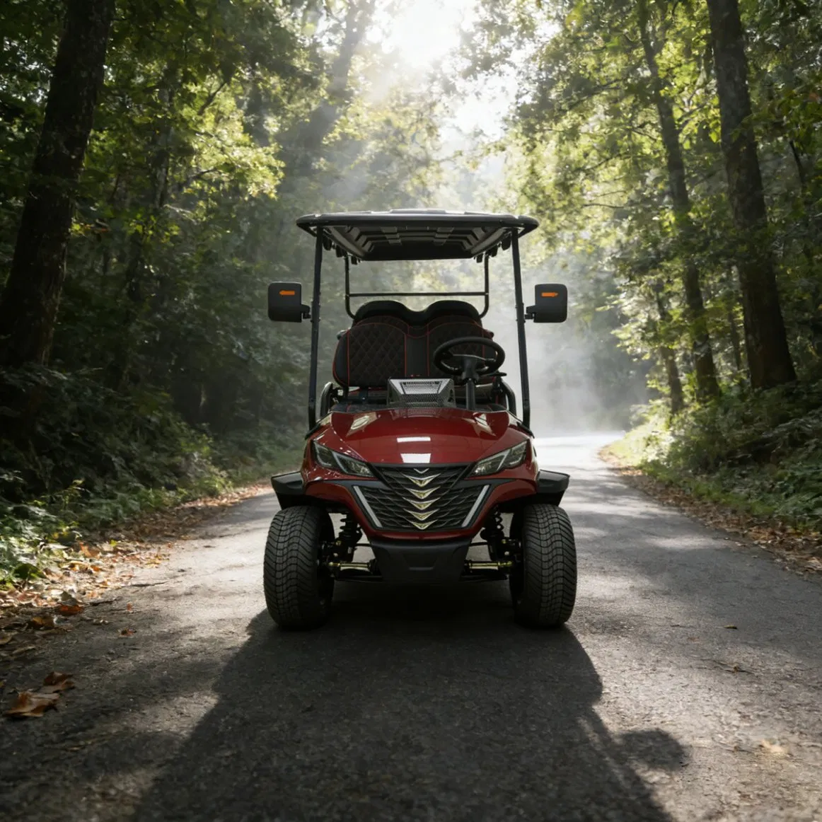 B+1 Model 4+2 6 Seat Electric Golf Cart with Foldable Windshield