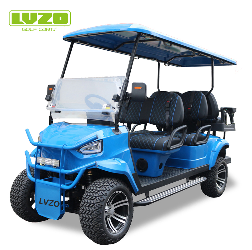 Carro Golf Cart Factory Hunting Buggy 2/4/2+2/6/4+2/8 Seater/Seat Forward Club Car 48V/72V Electric Utility Sightseeing Car Offroad Cart with Ice Bucket San