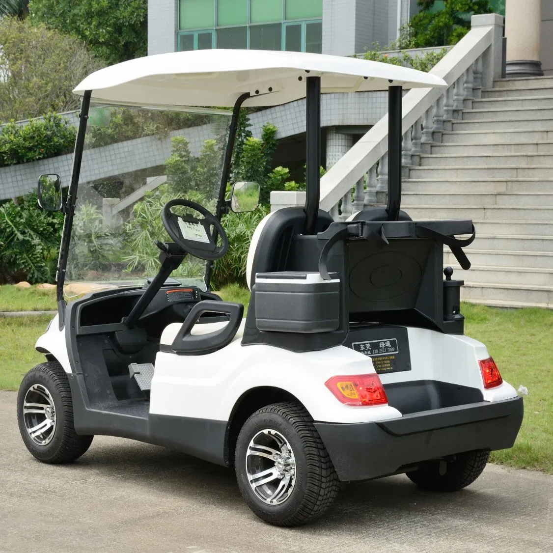 Electric Sightseeing Bus CE Approved 2 Seaters Electric Golf Cart (LT-A627.2)