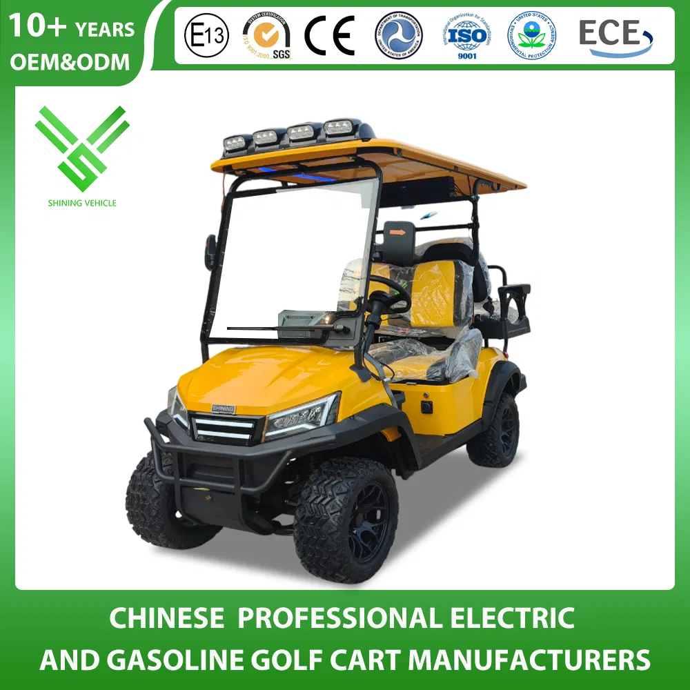 Shininglsv 4 Seat 72V Lithium Premium Passenger Shuttle EV Golf Cart