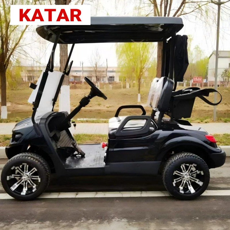 6 Seaters Mini Electric Scooter Patrol Sightseeing Car White Colour Vehicle Enclosed Buggy Golf Cart with Roof AC