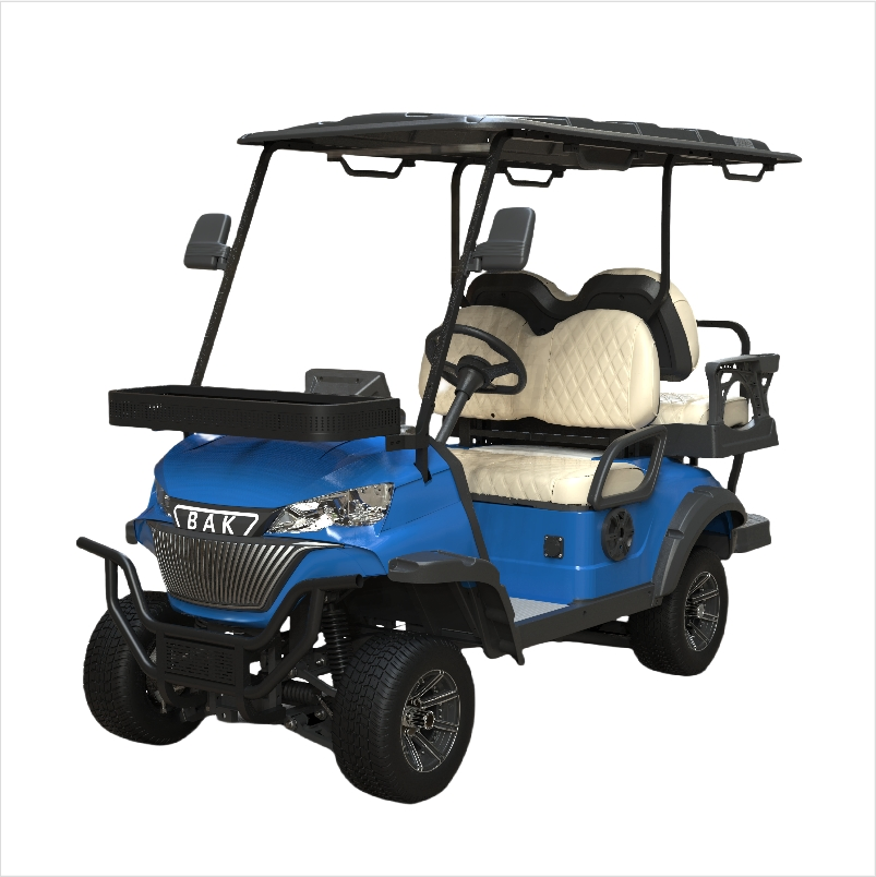 4 Seater Electric Golf Cart Shuttle Sightseeing Bus for Resort Use