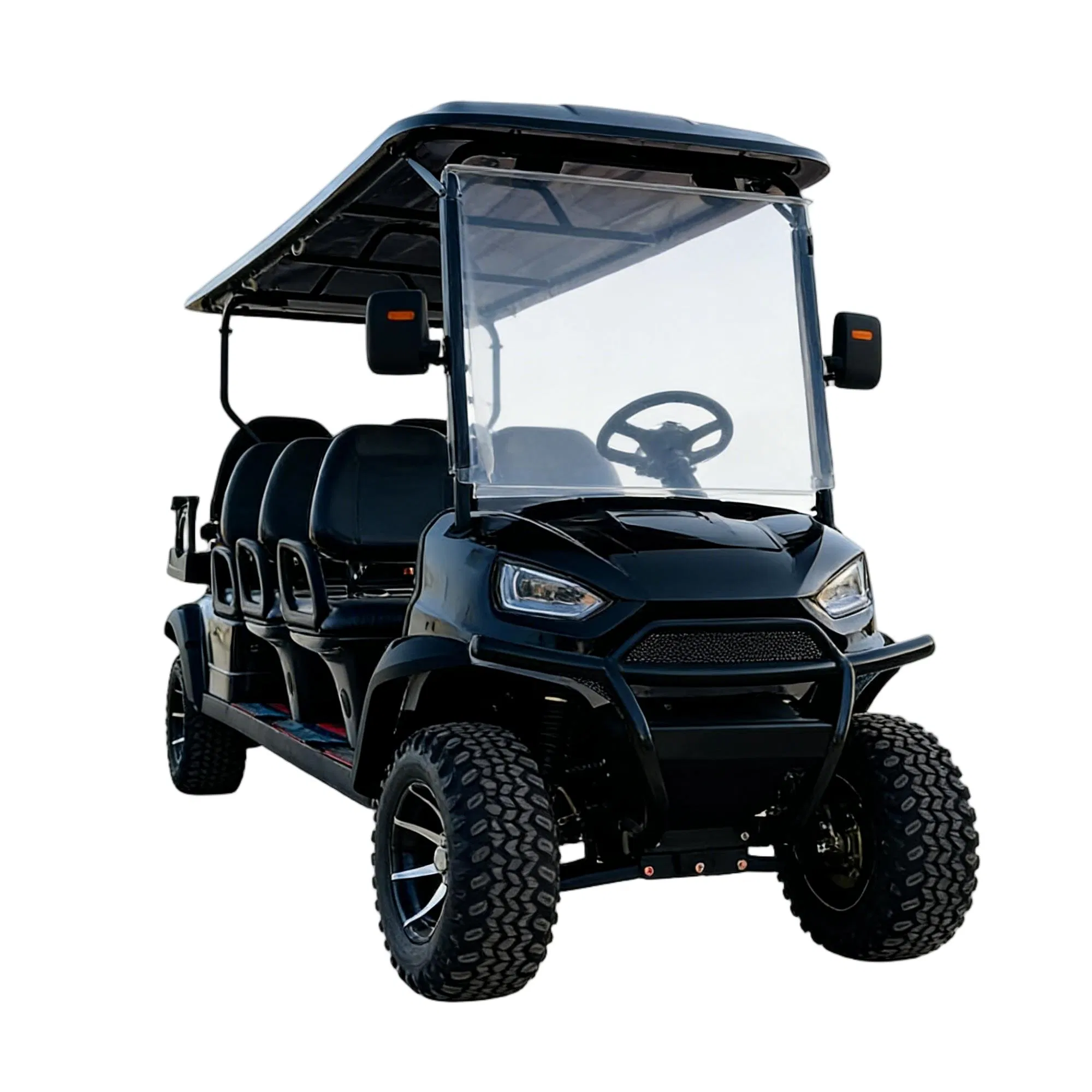 Large Capacity 8 Seater Electric Golf Cart Comfortable Electric Shuttle Cart for Park &amp; Campus