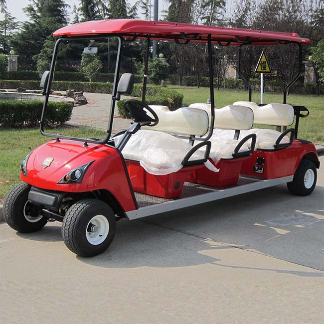 Airport 6 Passenger Electric Golf Shuttle Cart for Sale (DG-C6)