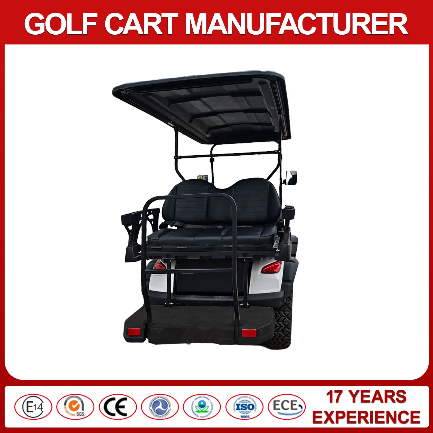 New Energy Electric Golf Cart 4-Seater Lithium Iron Phosphate 60km Range Hotel &amp; Resort Shuttle Cart