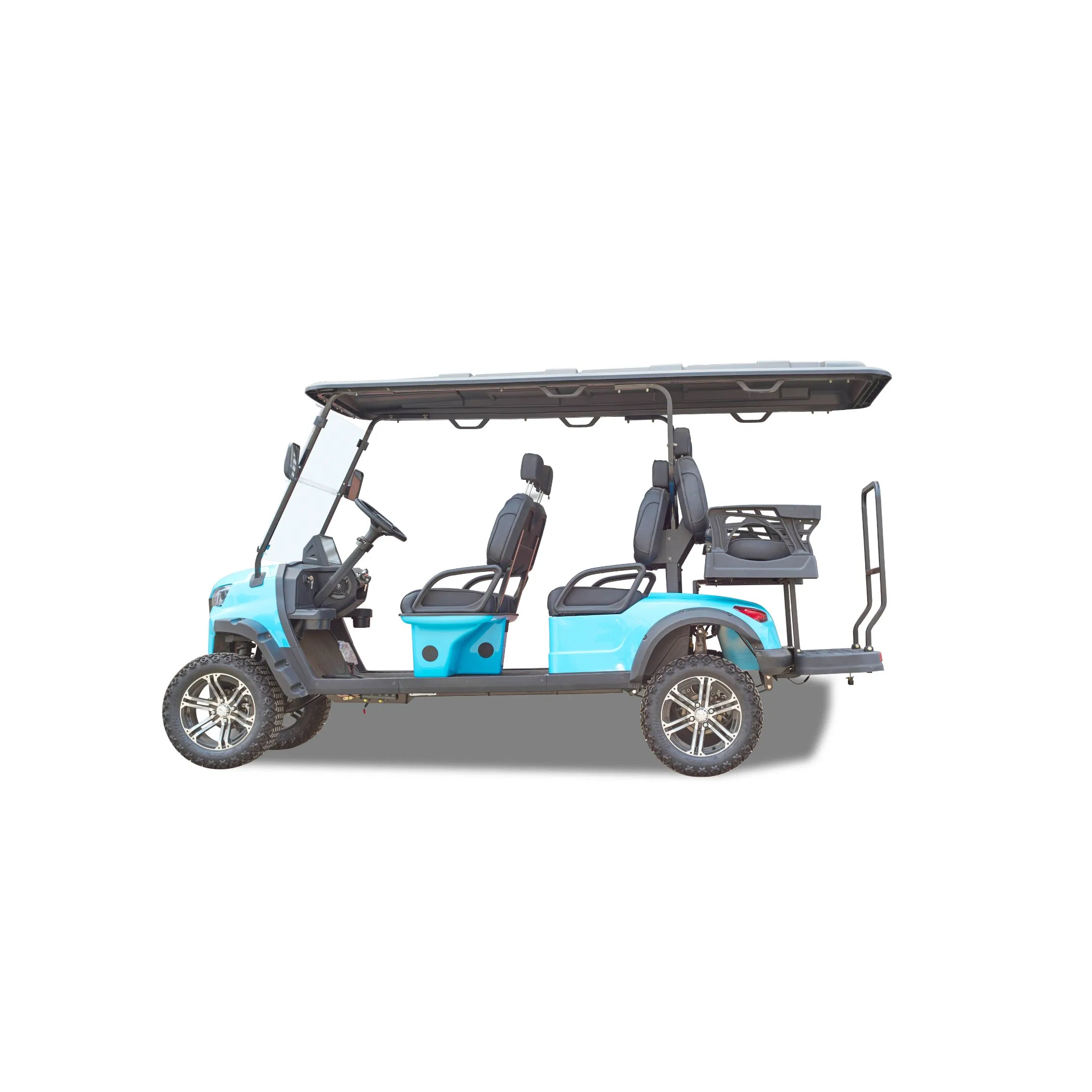 All-Weather Electric Golf Cart for Various Weather Conditions with Fully Enclosed Cabin