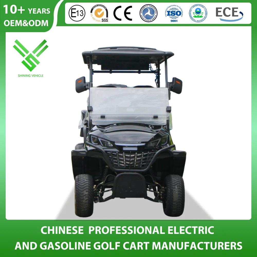 Shininglsv 4 Seat 48V Lead Acid Utility Shuttle Vehicle Golf Cart