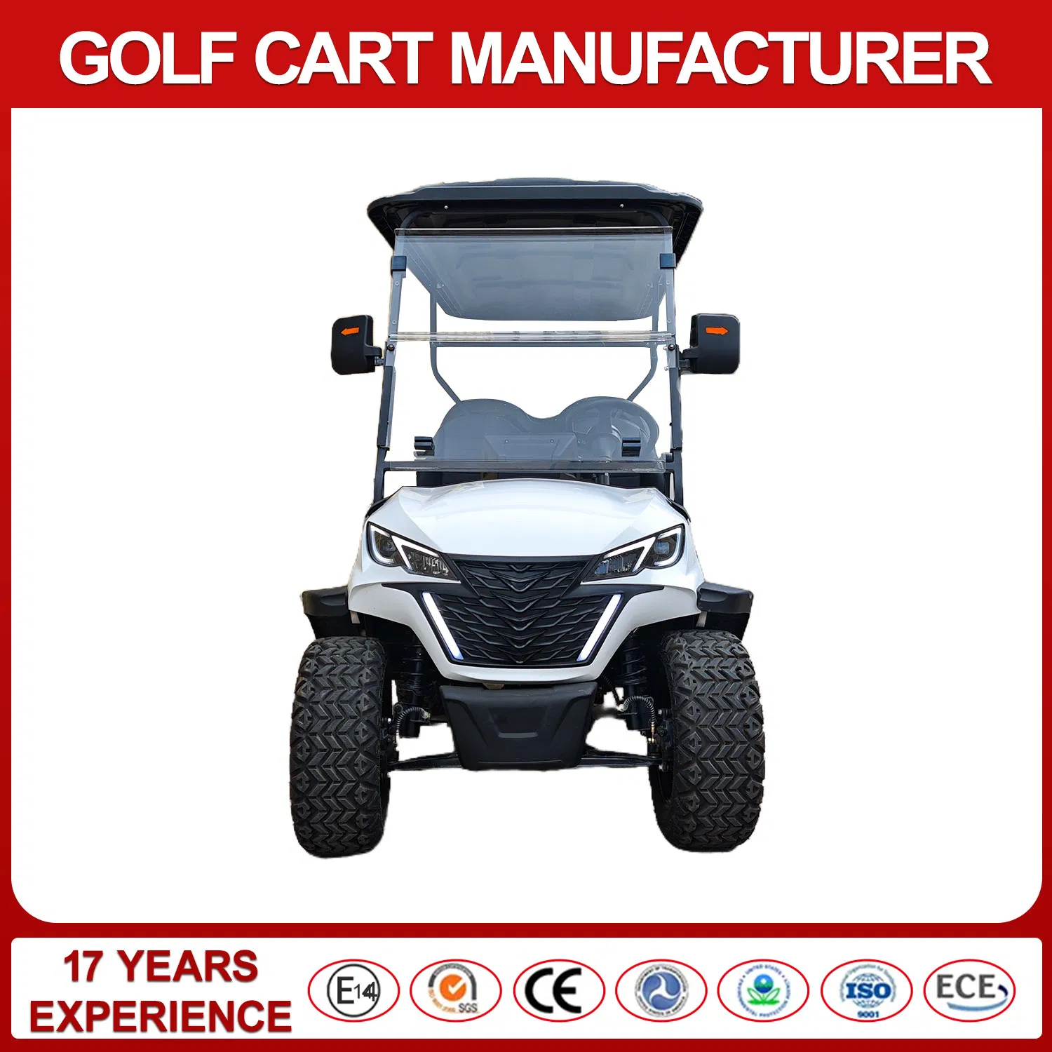 4-Seater Electric Shuttle Cart for Airport/Hotel Guest Transfer with Quick Charge
