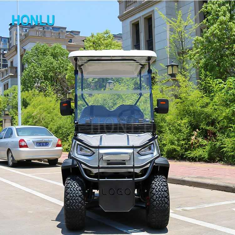 Honlu 4 Seat Golf Cart Accept Custom Electric Buggy Cars Luxury Golf Cart