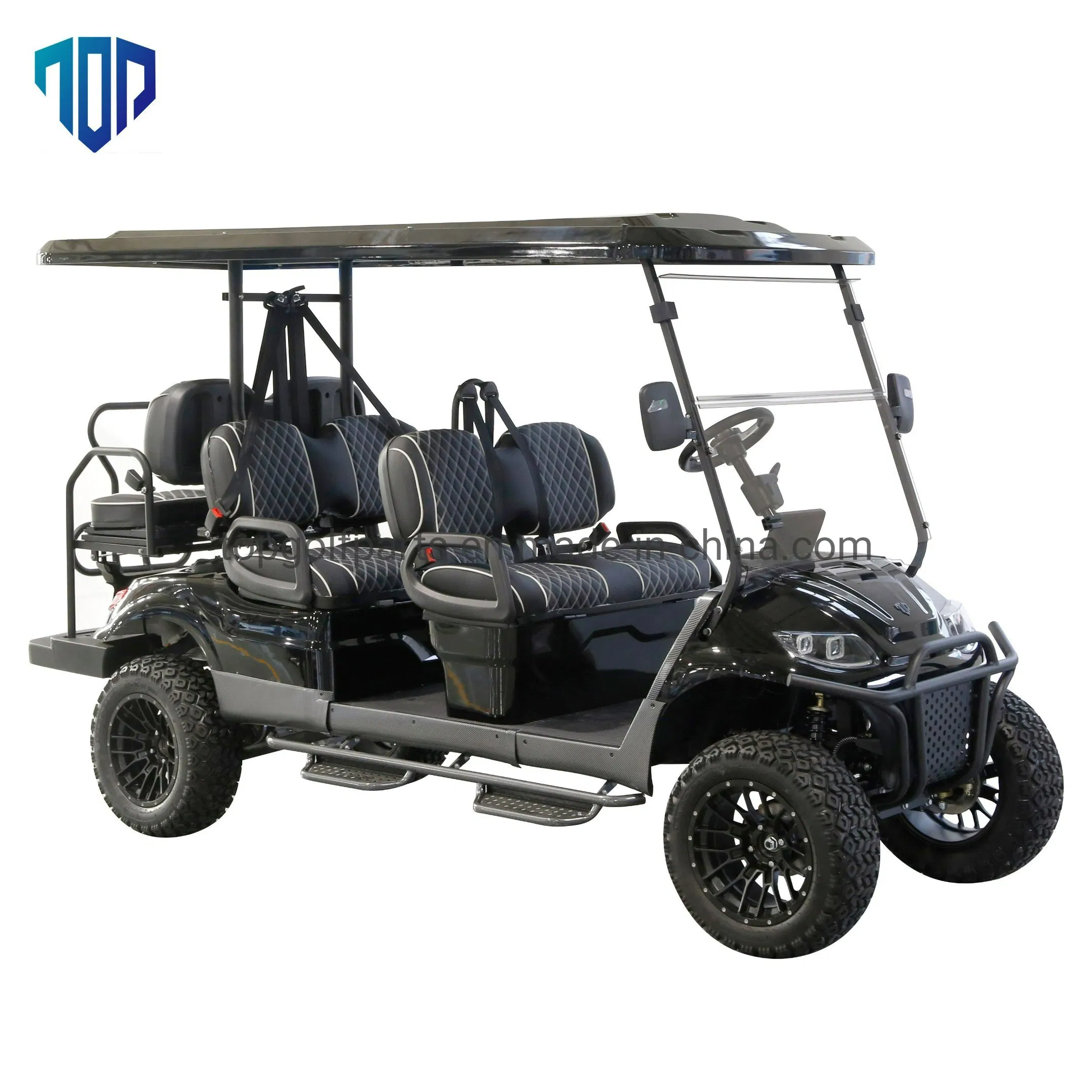 High Speed Lithium Battery Mini Electric 6 Seater Lifted Buggy Golf Carts