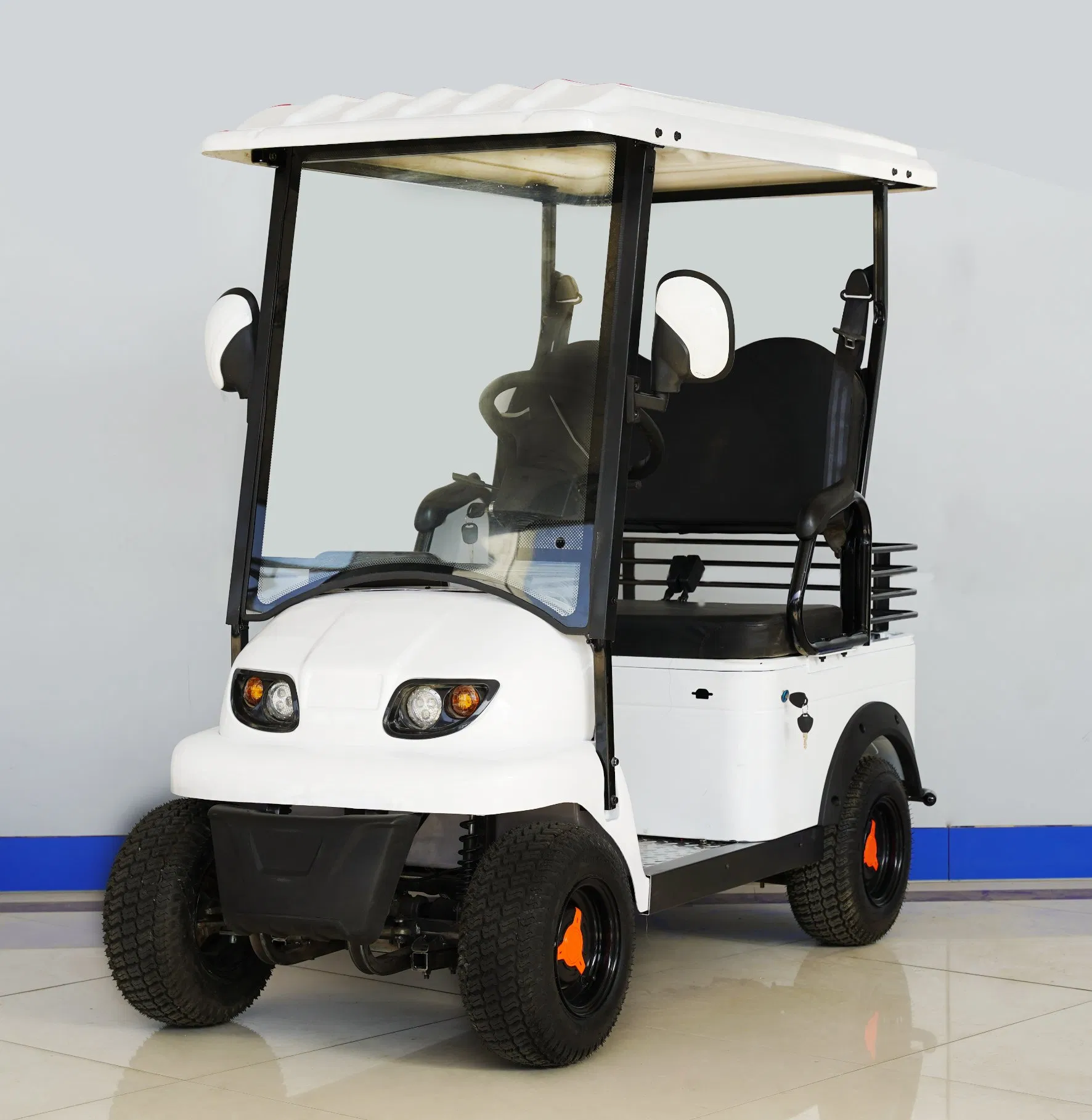 Rearview Radar Quiet Operation Campus Event Support Airport Transport 4 Seat Golf Cart Electric Golf Cart