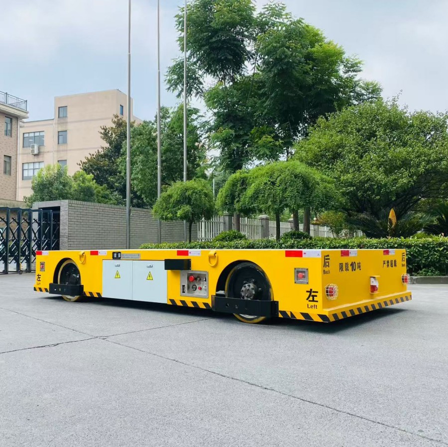 Heavy-Duty Electric Flat Cart for Industrial Warehousing and Transport