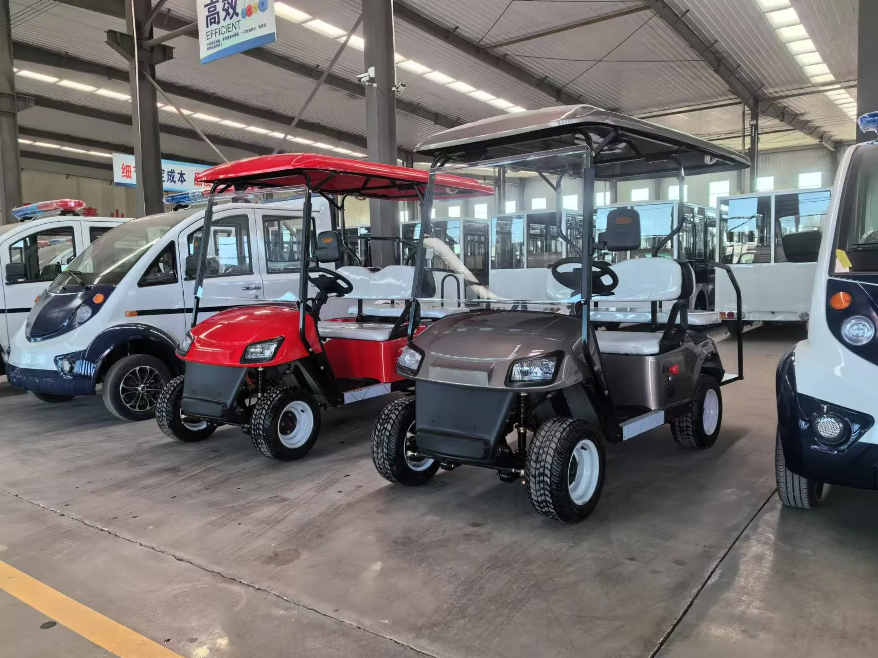 Electric Golf Cart off-Road Electric Four-Wheel Sightseeing Car Scenic Area Electric Airport Shuttle Golf Cart