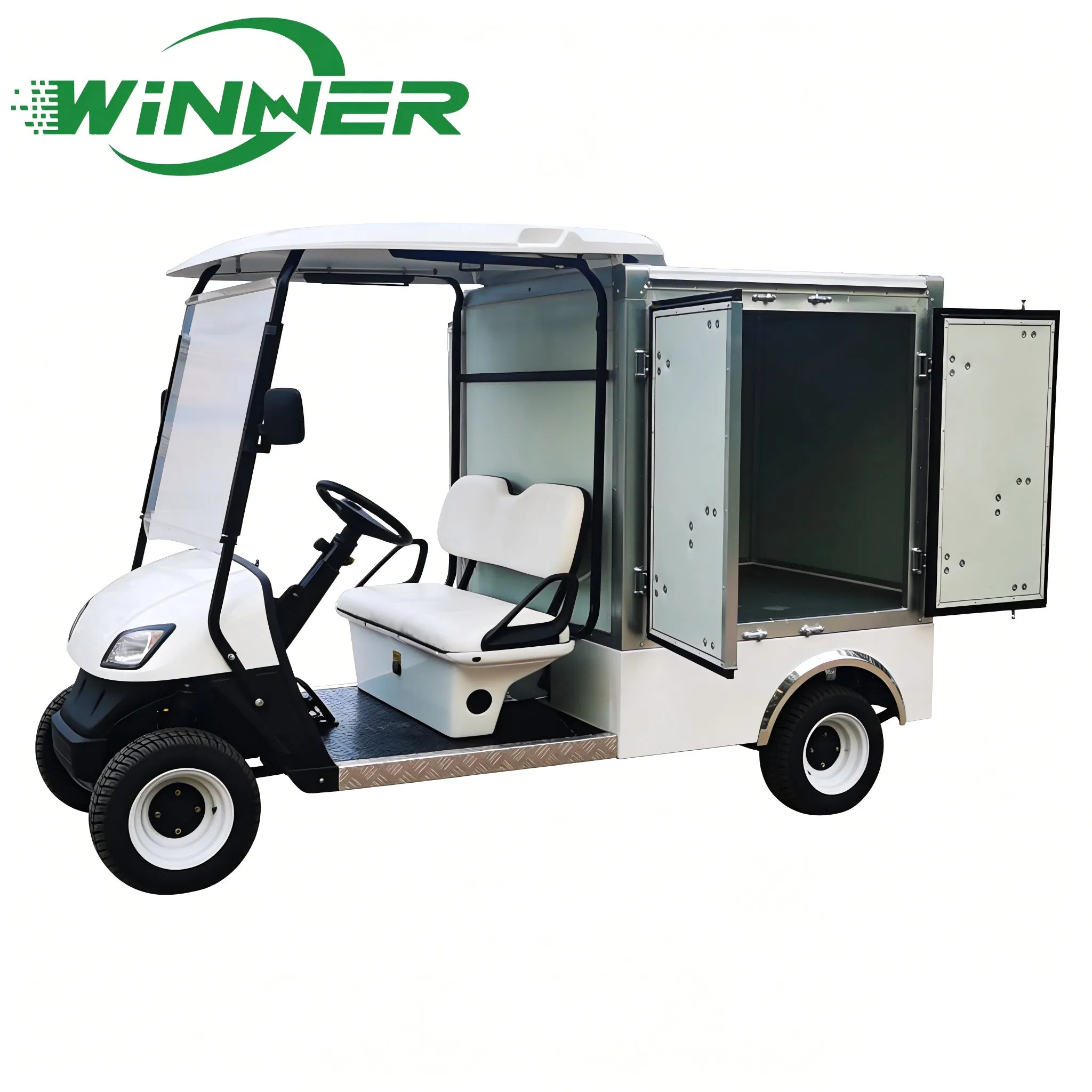 Farm Work Utility Cargo Loading Pickup Golf Cart Box Electric Trailer Golf Cart with Cargo Bed/Tray Resort Airport