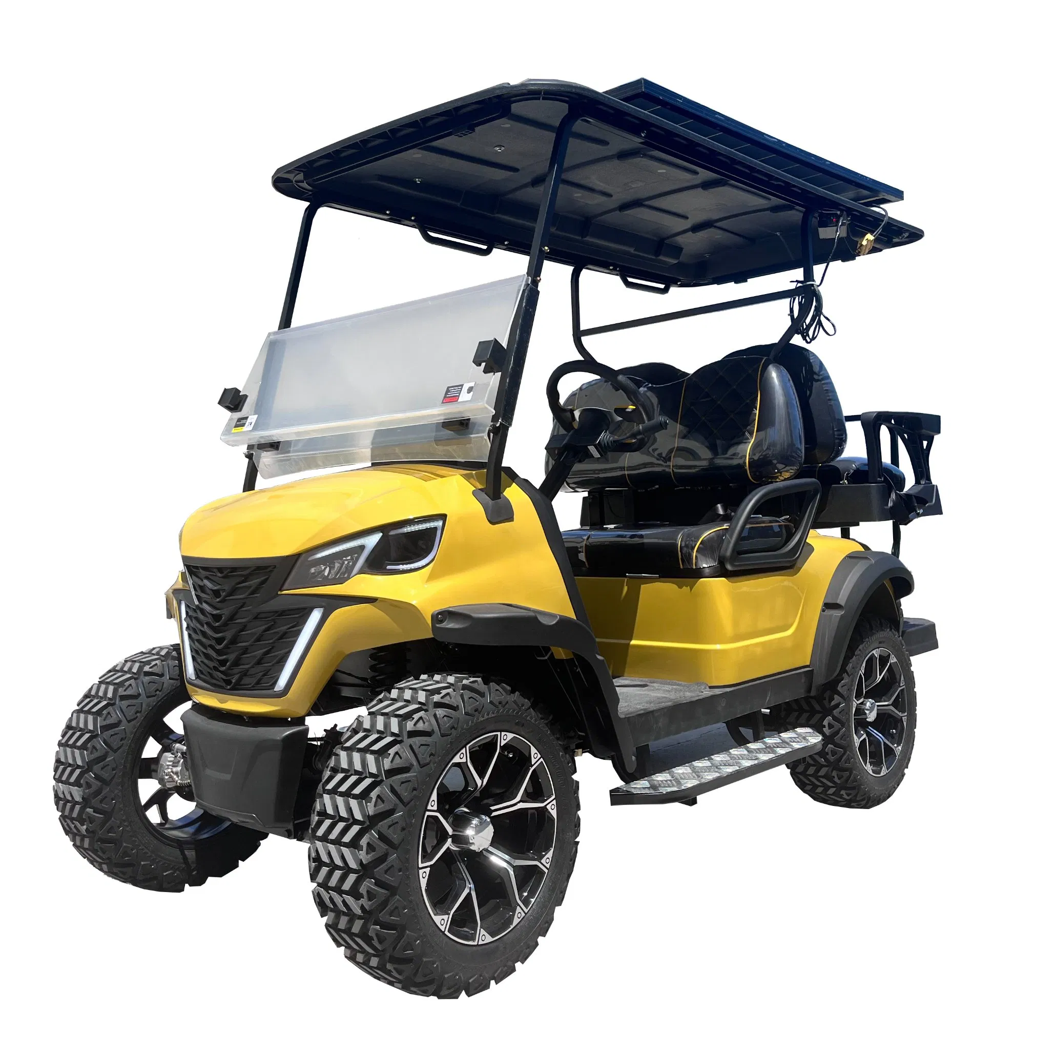 Luxury Tourist Street Legal Electric Buggy High Speed 4 Seat Utility Golf Cart