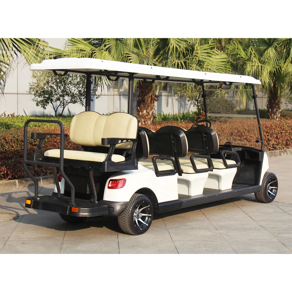 Marshell 8 Seater Electric Golf Cart 4 Wheel Electric Lifted Golf Car Sightseeing Golf Car Golf Buggy Golf Carts (DG-M6+2)