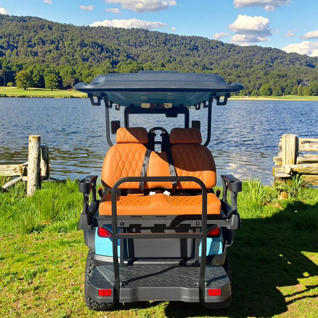 Factory Direct Sales 4+2 Seater Electric off-Road Golf Cart Resort Reception Shuttle Car