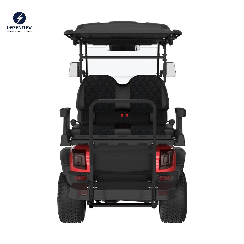 Cheap 4 Passenger Foldable Windshield Travel Beach Street Legal EV Golf Cart