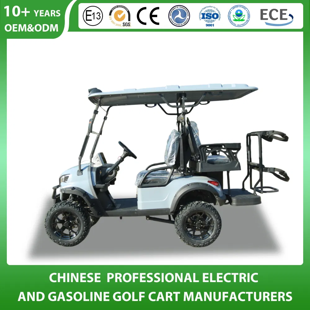 China Golf Cart Manufacturer Hot Sale 2+2/2/4/6/8 Seater/Passenger 14 Inch Wheel Lifted Electric Club Car Utility off Road Buggy for Resort/Beach/Outdoor/Sights