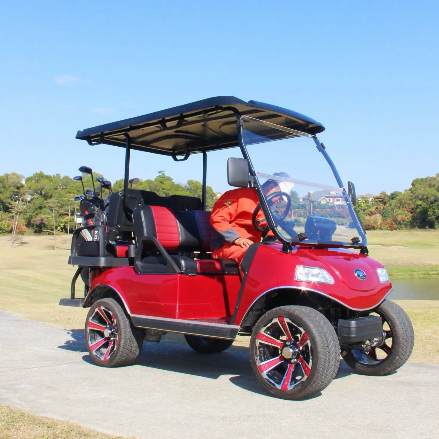 Hdk Factory 4 Seater with Lithium Battery Fleet Electric Golf Cart