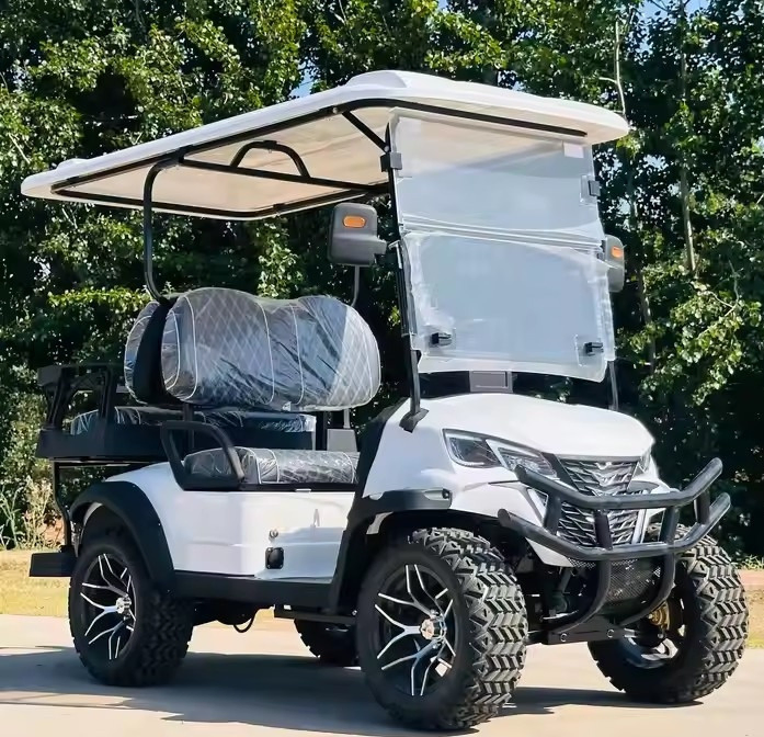 New Model 8 Person Golf Cart with Folded Back Seat China Made