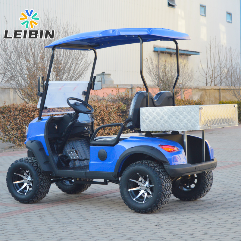 48V Buggy Farm Work Trolley Utility Vehicle Lifted Cargo Box for Sale Electric Golf Cart UTV Mini Truck