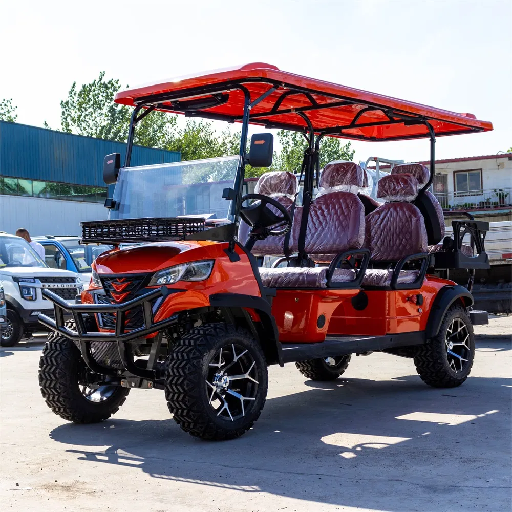 Solar-Powered Optional Golf Cart with 12-Inch Aluminum Wheels
