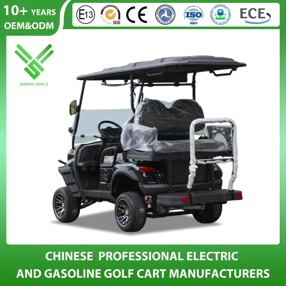 Shininglsv 4 Seat 48V Lead Acid Utility Shuttle Vehicle Golf Cart