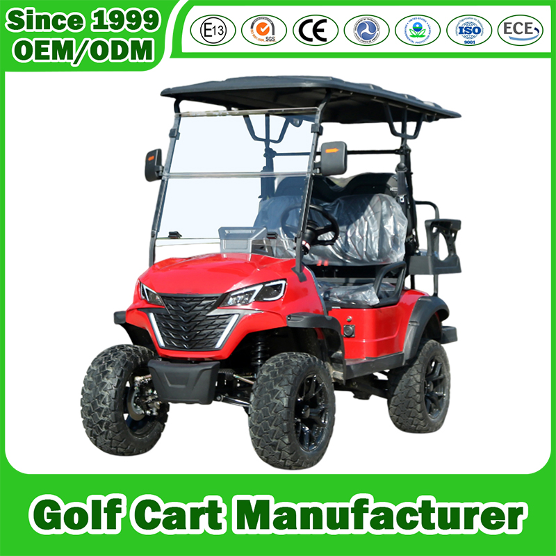 4WD Lithium Sightseening Hunting off Road Club Car Golf Buggy 48/72V Utility Mini 2/4/6/8 Seater/Passenger Street Legal Solar Electric/Gasoline Cart