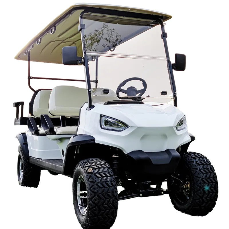 New Sightseeing RV Hotel Sales Department Real Estate Campus 5kw Electric Golf Cart