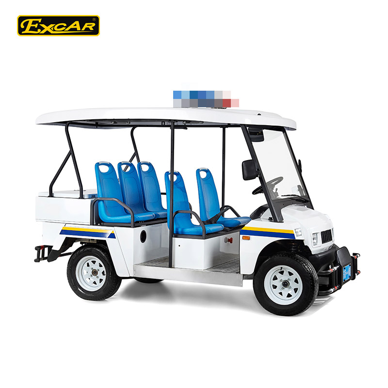 5 Seater Security Guard Golf Cart Patrol Golf Cart