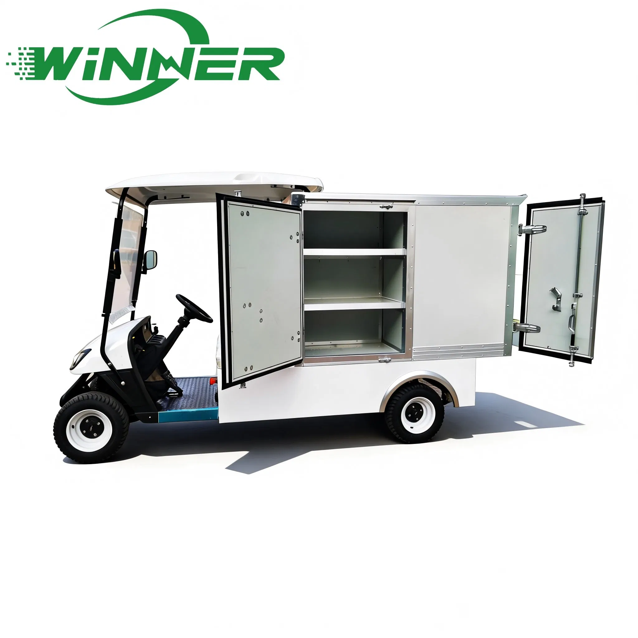 Farm Work Utility Cargo Loading Pickup Golf Cart Box Electric Trailer Golf Cart with Cargo Bed/Tray Resort Airport