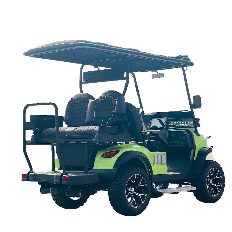 Custom Multifunction Equipped with Ambient Lights and Spotlights Farm Utility off Road Vehicle Gas or Electric Mini Golf Cars 4 Person Golf Cart