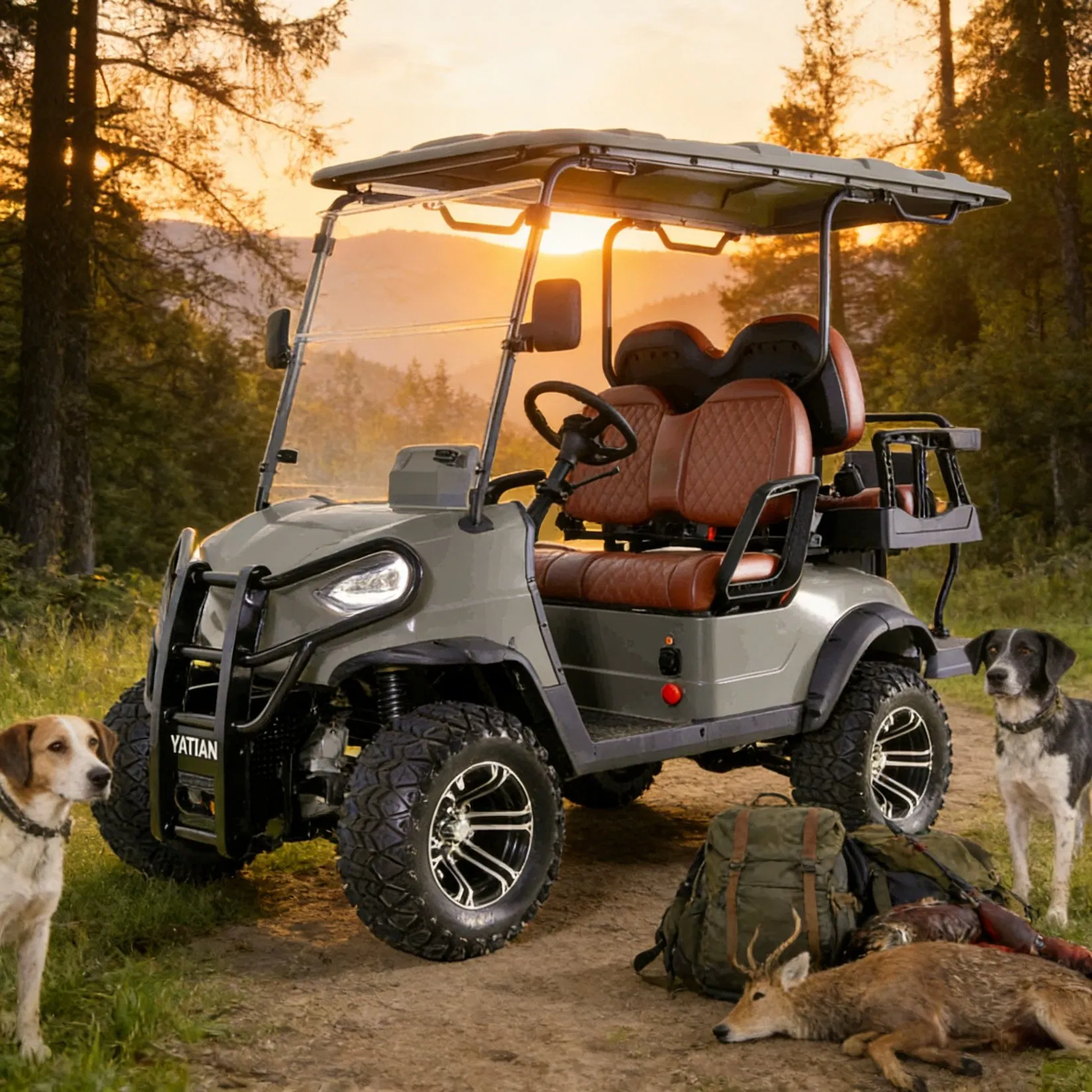 Farm &amp; Ranch Golf Buggy &amp; Golf Car Heavy-Duty Electric Utility Cart