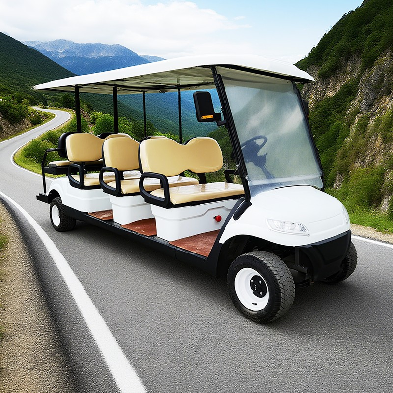 Sub Cart New Design 8 Seats Electric Shuttle Bus Customized Hotel Airport Electric Car 6 Seater Golf Cart for Sale