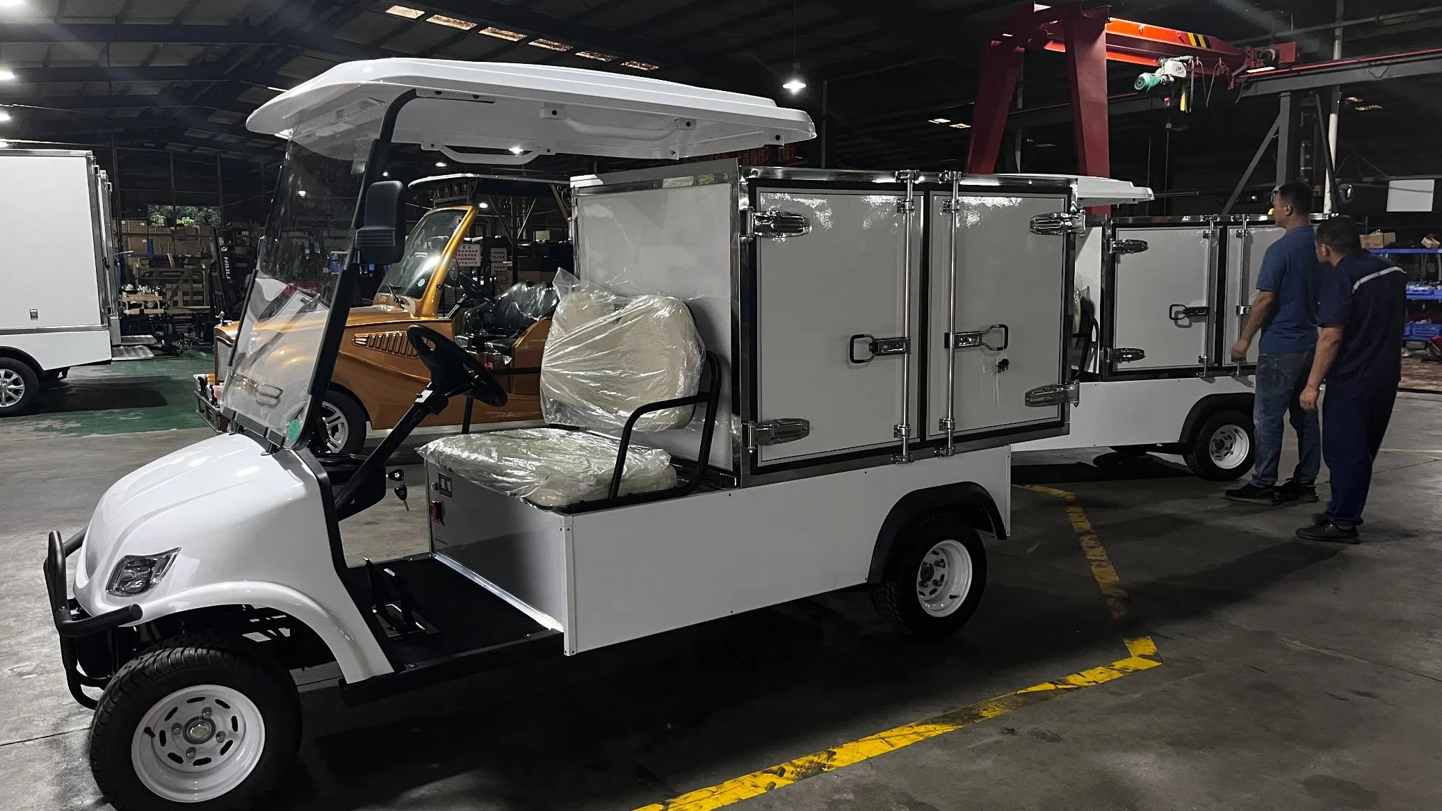 Cargo Box Golf Cart Utility Cart Hotel Farm Animal Cart 300-500kg Cargo Box