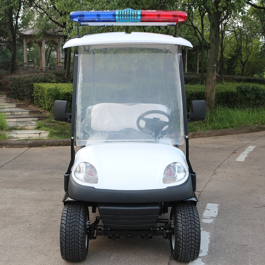 High-Efficiency Electric Security Golf Cart with Cargo Box, Designed for Patrol and Logistics Operations