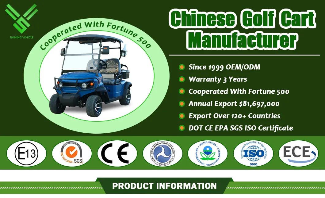 Electric Sightseeing Golf Cart