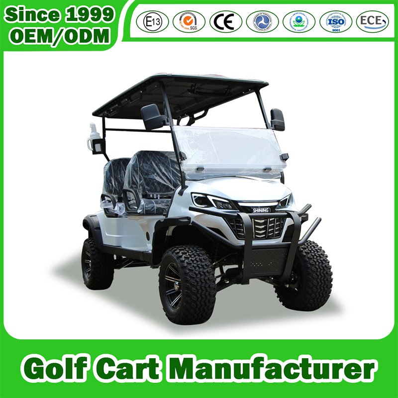 China Golf Cart Manfuacturer Electric Gasoline Gas Petrol Lifted Lithium/Lead Acid Battery Offroad 2/4/6/8 Seat/Seater/Passenger Hunting Lsv Sightseeing Cart CE