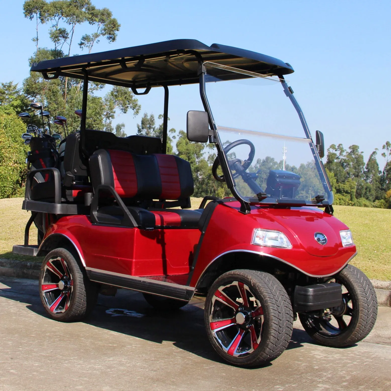 Hdk Evolution 4 Seater Club Golf Fleet Cart with Lithium Battery