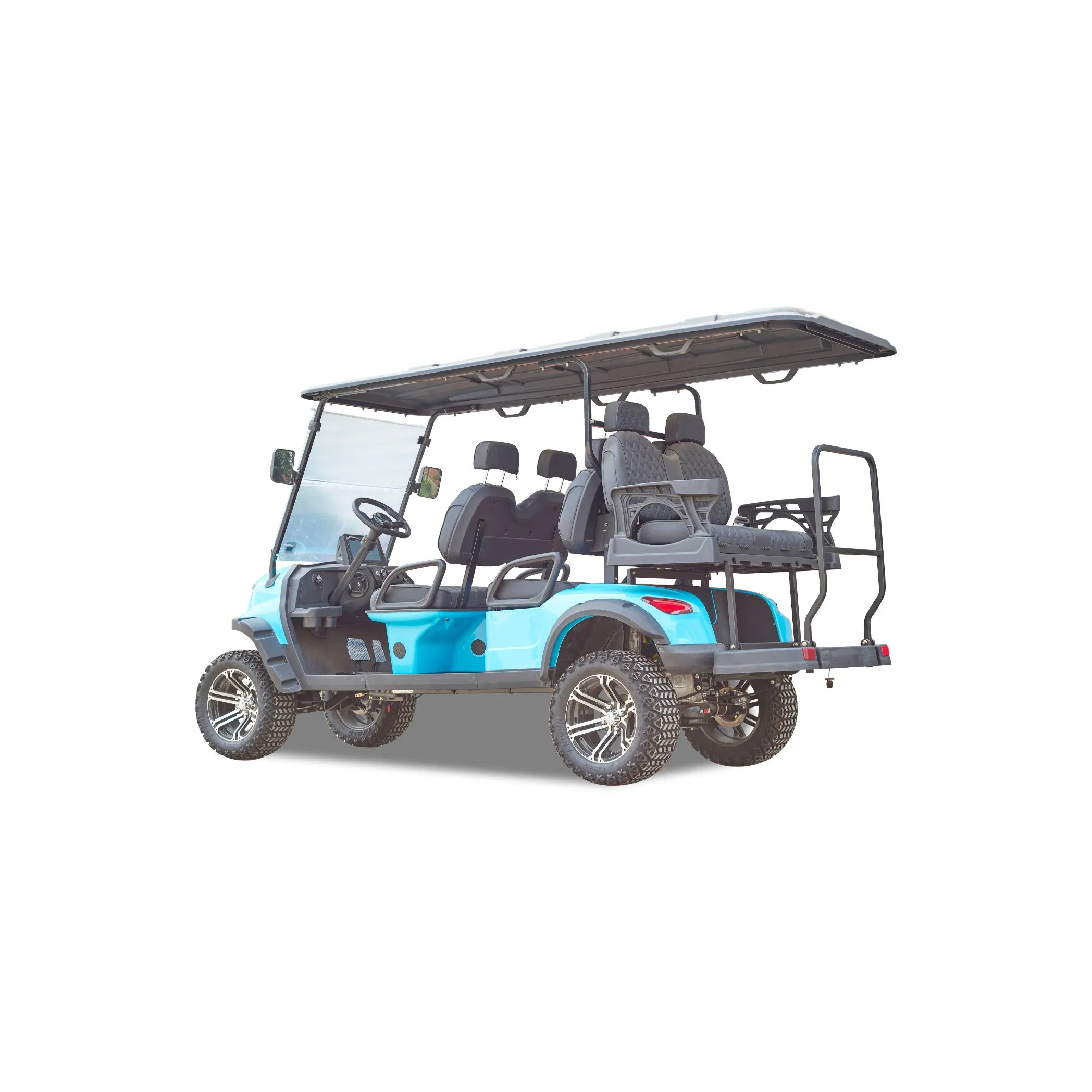 All-Weather Electric Golf Cart for Various Weather Conditions with Fully Enclosed Cabin