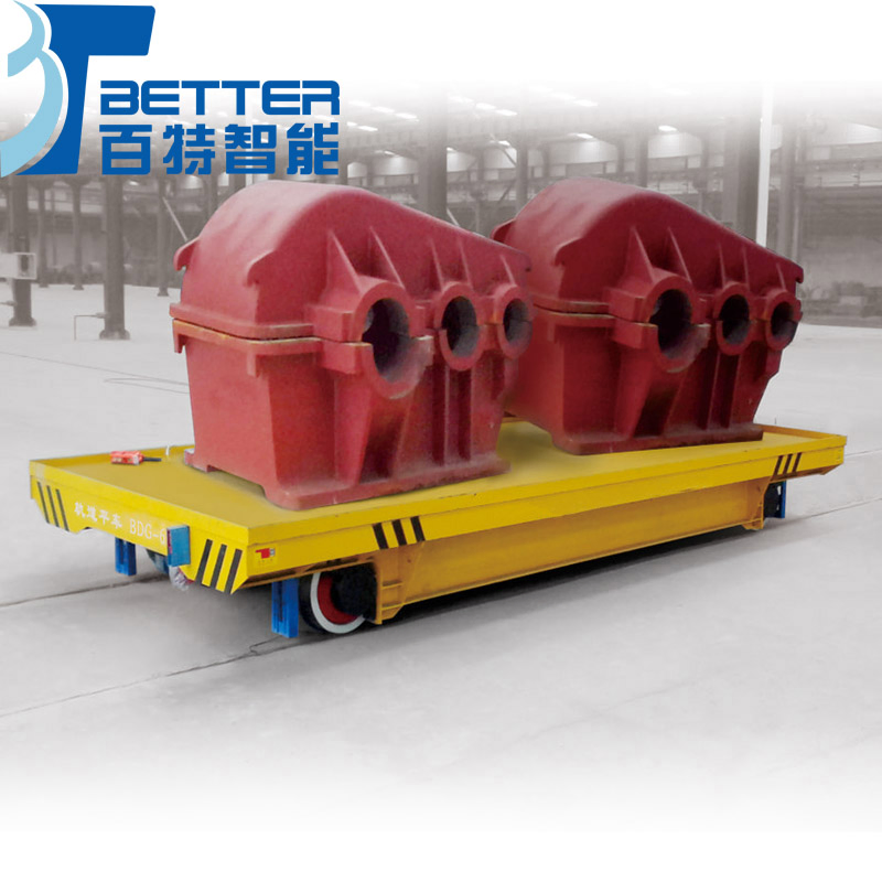 Metal Industrial Motorized Transfer Platform Transport Cart