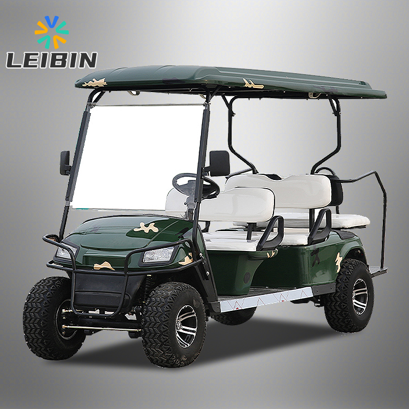 Golf Cart Factory Direct Sales 4 Wheel Drive 4X4 Golf Cart with Folded Back Seat