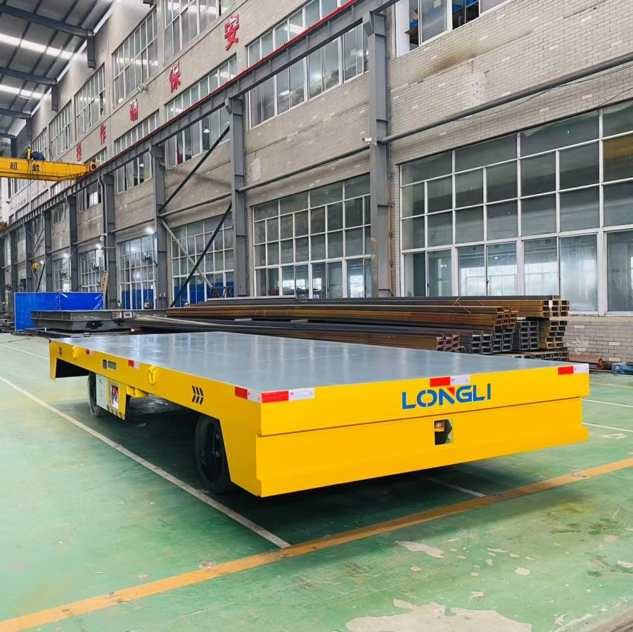 Heavy-Duty Electric Flat Cart for Industrial Warehousing and Transport