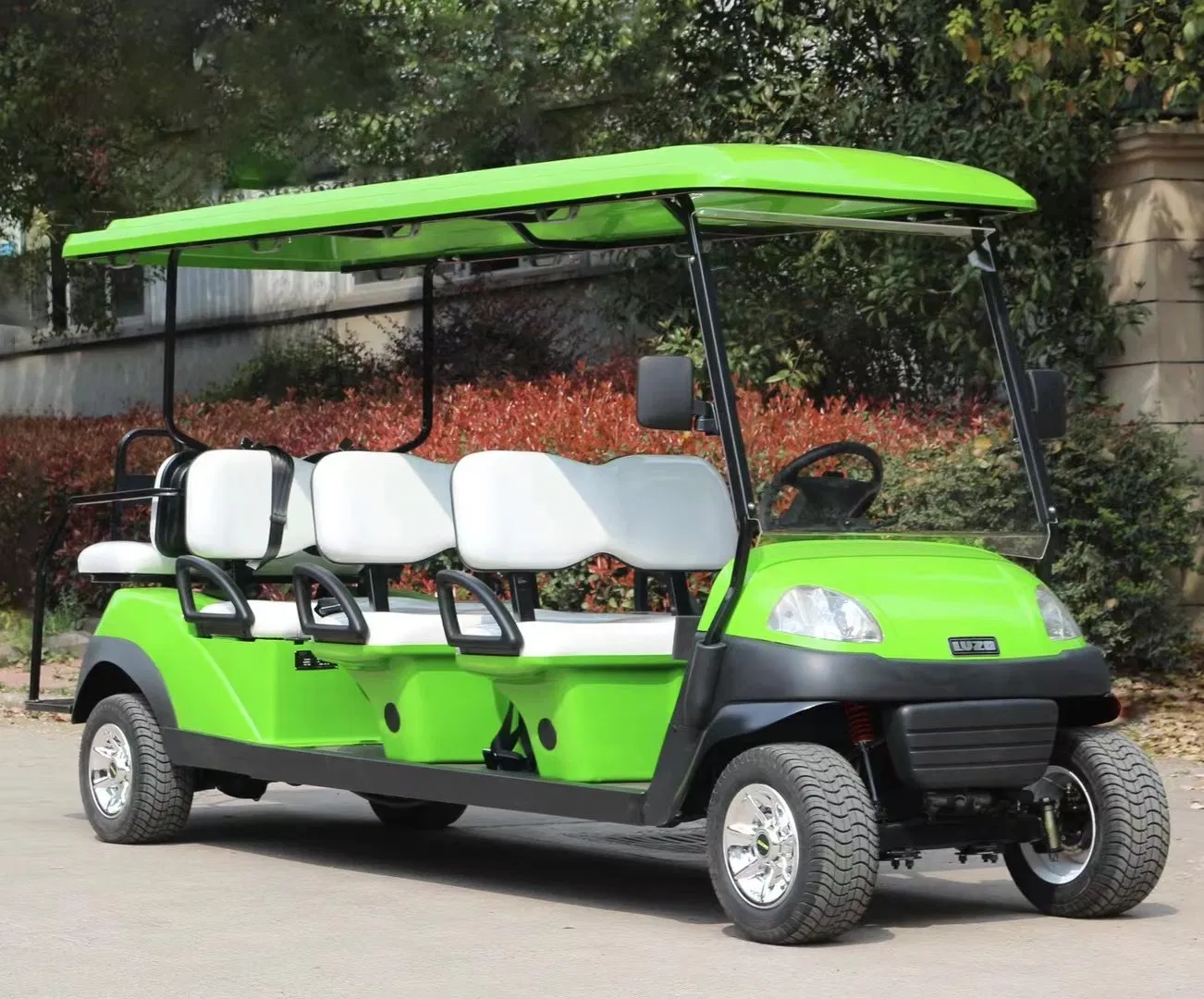 China New 8 Seater Mini City/Airport/ Resort/ School Sightseeing Car Electric Vehicle Tourist Shuttle Bus with Lithium Battery Golf Car/Cart/Buggy/Vehicle