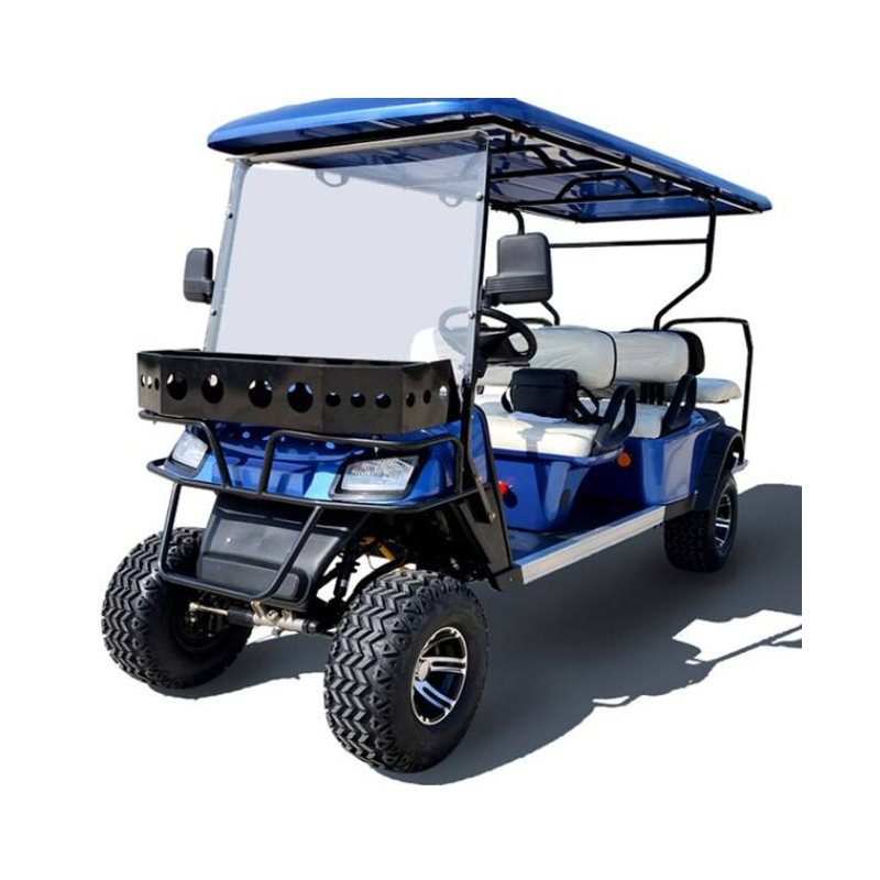 Hot Selling High Quality 4+2 Seater off Road Electric Golf Cart Mini Shuttle Bus in Hotel Airport Scenic Spot