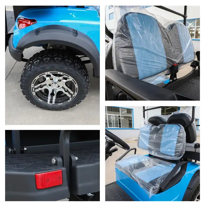 Chinese High Speed Lifted off Road Golf Carts 2+2 Seaters Electric Golf Carts