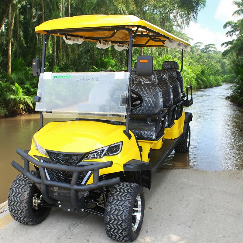 Sub Cart New Design 8 Seats Electric Shuttle Bus Customized Hotel Airport Electric Car 6 Seater Golf Cart for Sale