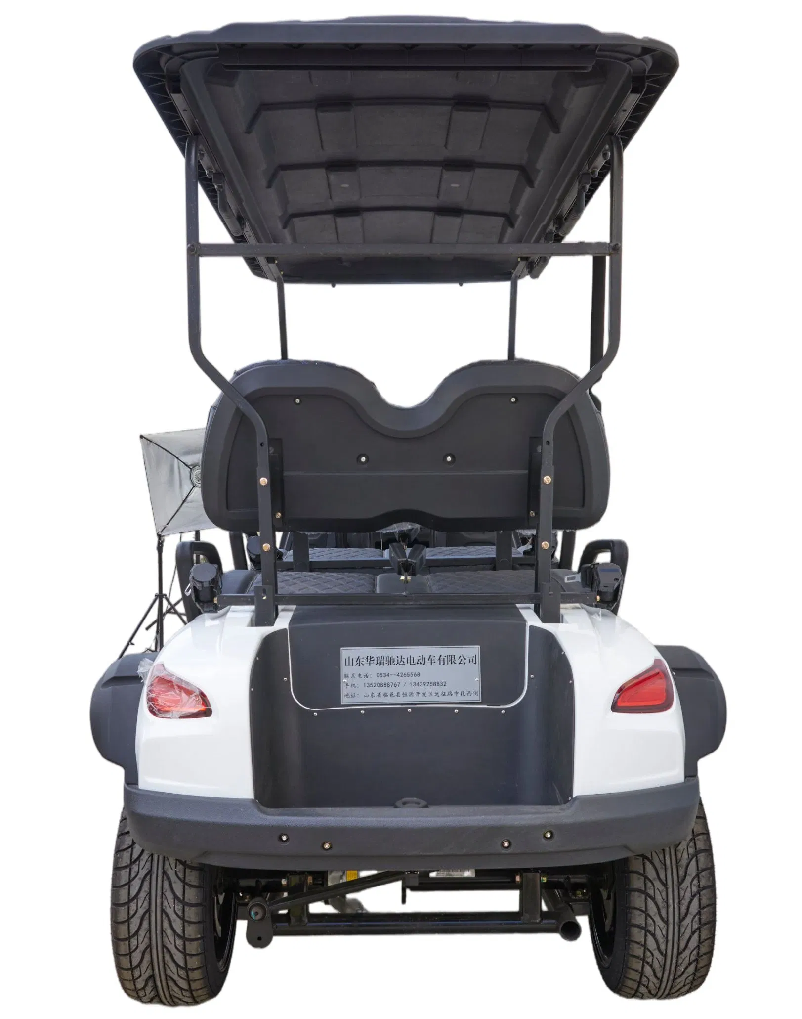 4-Seat Patrol Security Vehicle on Golf Cart Chassis for Property Patrol with Beacon Light