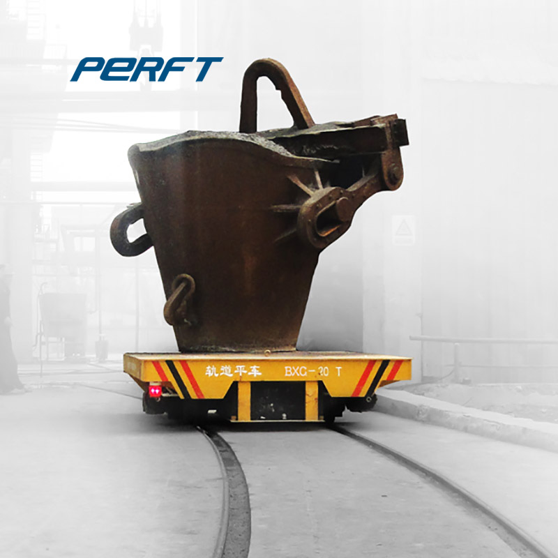 35 Ton Industrial Motorized Transfer Cart for Heavy Duty Factory Material Transport